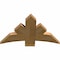 Ekena Millwork Davenport Rough Sawn Timber Gable Bracket, Western Red Cedar, 36"W x 23"H x 2"D x 6"F, 15/12 Pitch GBW036X23X0206DAV00RWR - alternate 5